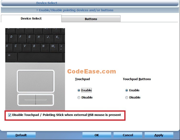 Disable Dell studio laptop touchpad on Windows 7 and install driver
